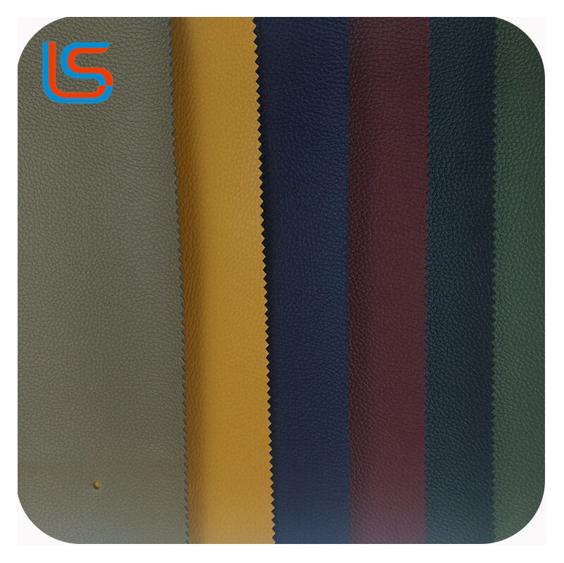 1.8mm Thick LL#001 PVC Leather Artificial Heavy Duty for Shoes Bags with Matching Backing and Surface Colors