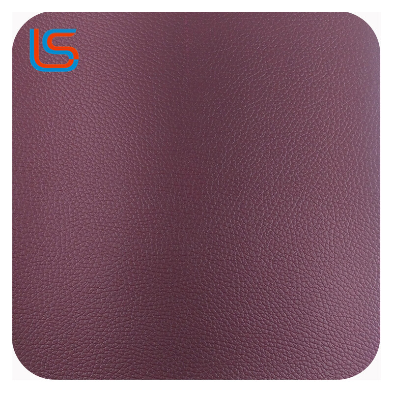1.8mm Thick LL#001 PVC Leather Artificial Heavy Duty for Shoes Bags with Matching Backing and Surface Colors