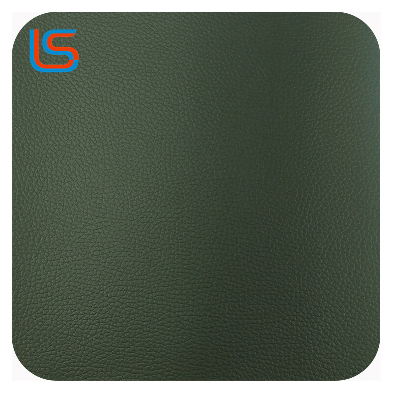 1.8mm Thick LL#001 PVC Leather Artificial Heavy Duty for Shoes Bags with Matching Backing and Surface Colors