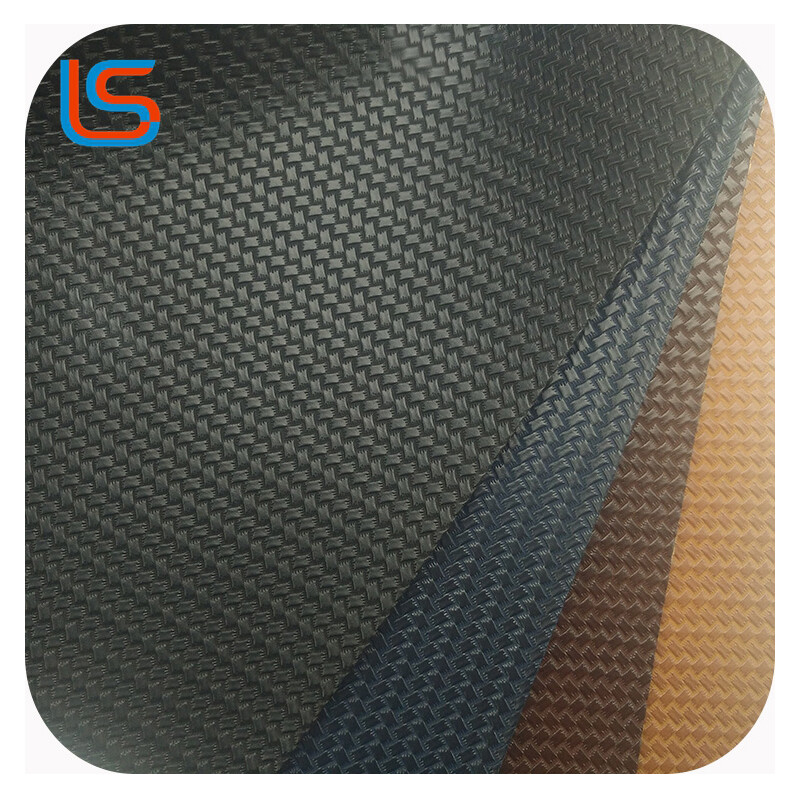 BDPU#3166 Commercial-Grade PU - Woven Texture, Matte Gloss, Flame Retardant & Anti-Slip