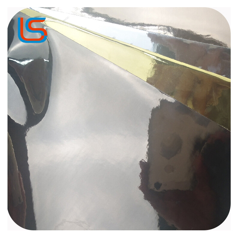 BDPU#L10 Glossy PU Mirror Leather - High-Reflectivity, Smooth Elastic Surface, No Crease Marks