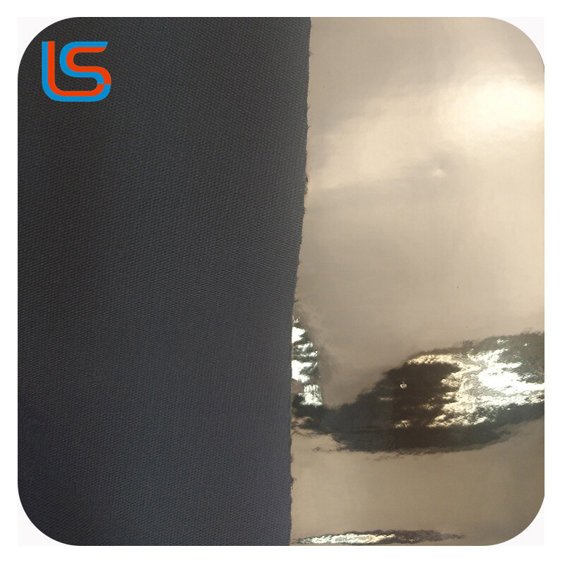 BDPU#L10 Glossy PU Mirror Leather - High-Reflectivity, Smooth Elastic Surface, No Crease Marks