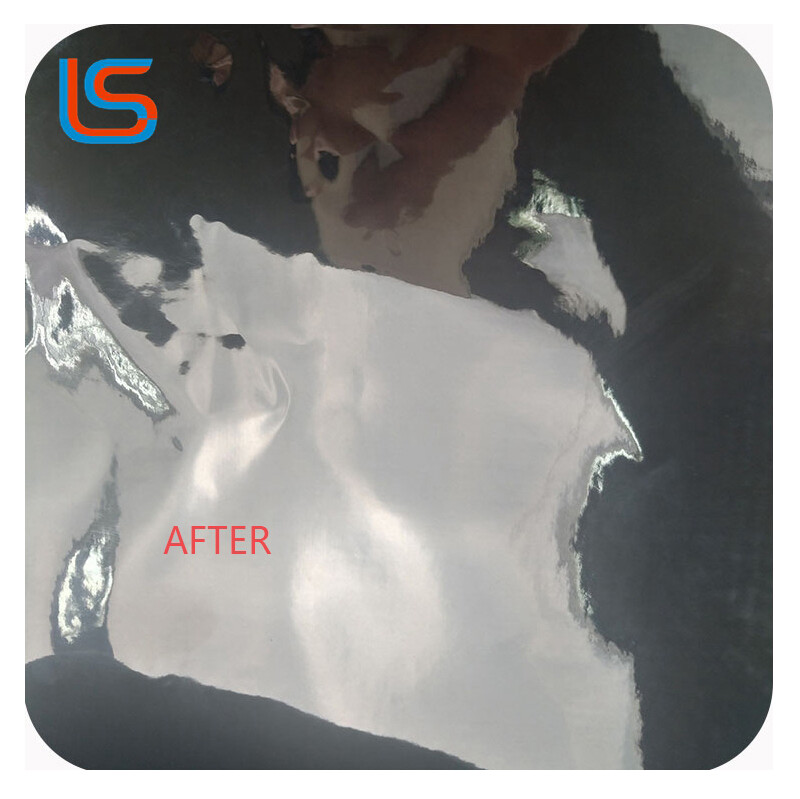 BDPU#L10 Glossy PU Mirror Leather - High-Reflectivity, Smooth Elastic Surface, No Crease Marks