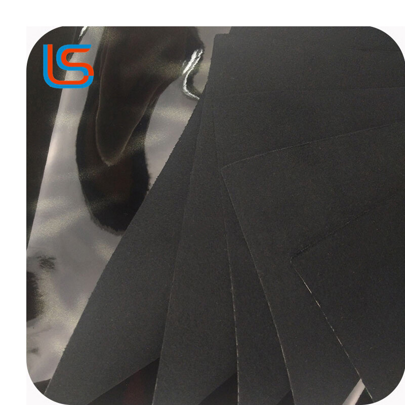 BDPU#BM18B1 Premium PU Mirror Artificial Leather - High-Reflective, Smooth Elastic Surface, Crease-Resistant & Two-Tone Effect