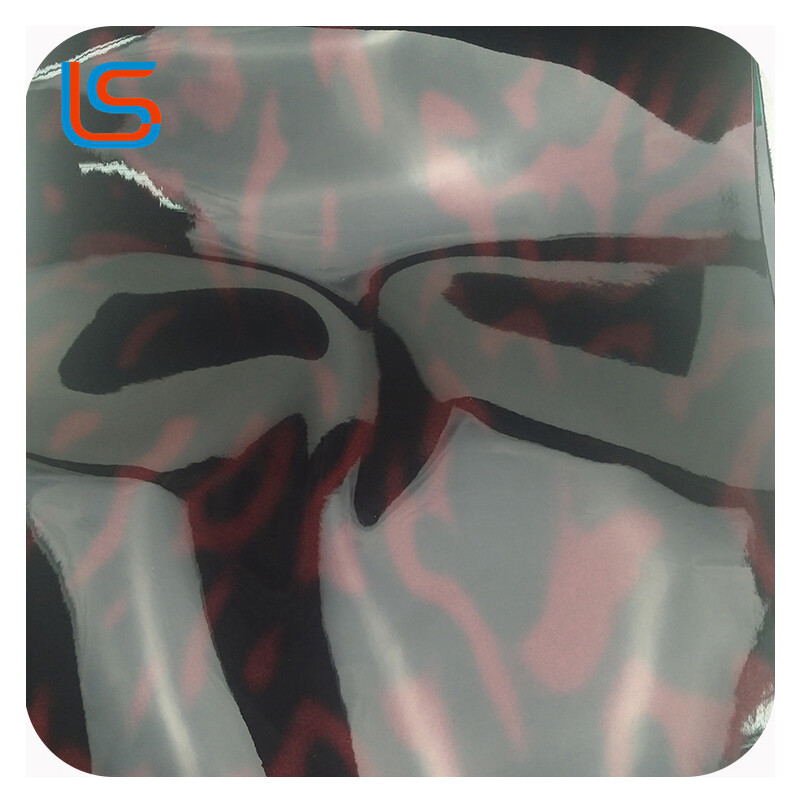 BDPU#BM18B1 Premium PU Mirror Artificial Leather - High-Reflective, Smooth Elastic Surface, Crease-Resistant & Two-Tone Effect