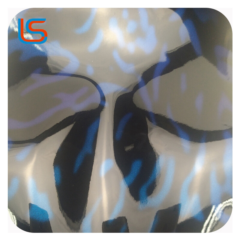 BDPU#BM18B1 Premium PU Mirror Artificial Leather - High-Reflective, Smooth Elastic Surface, Crease-Resistant & Two-Tone Effect