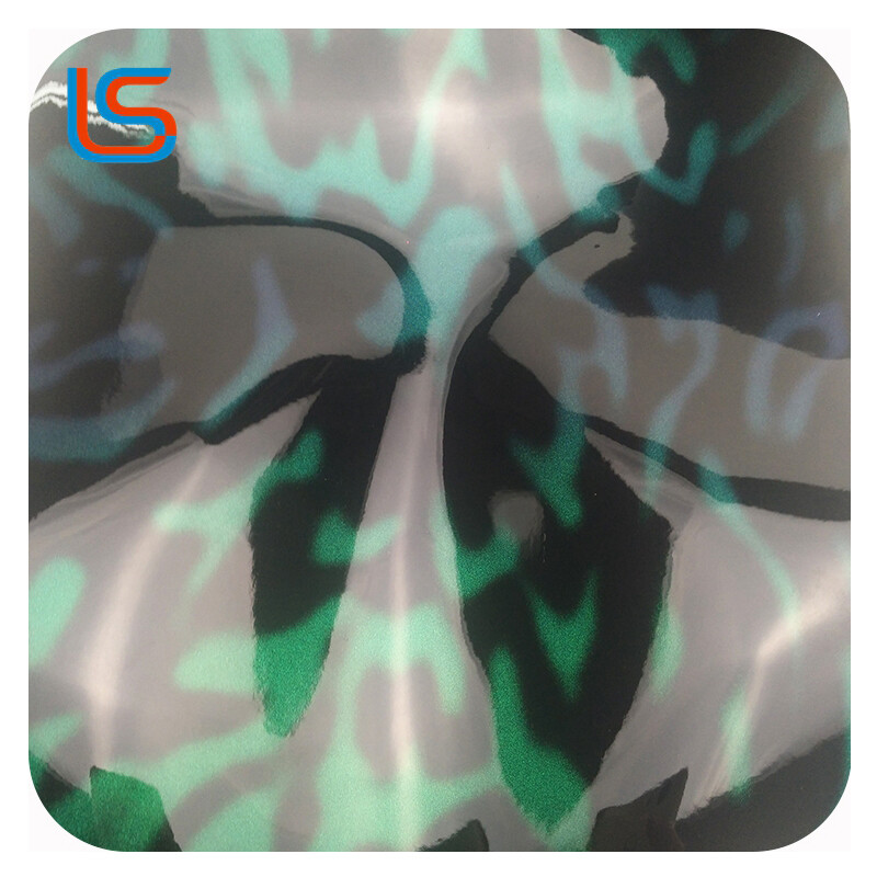 BDPU#BM18B1 Premium PU Mirror Artificial Leather - High-Reflective, Smooth Elastic Surface, Crease-Resistant & Two-Tone Effect