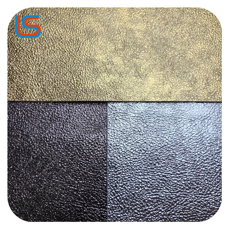 #BD Premium PU Faux Leather with Gold-Silver Color Films - Durable, Scratchproof & Wear-Resistant