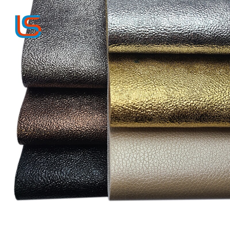 #BD Premium PU Faux Leather with Gold-Silver Color Films - Durable, Scratchproof & Wear-Resistant