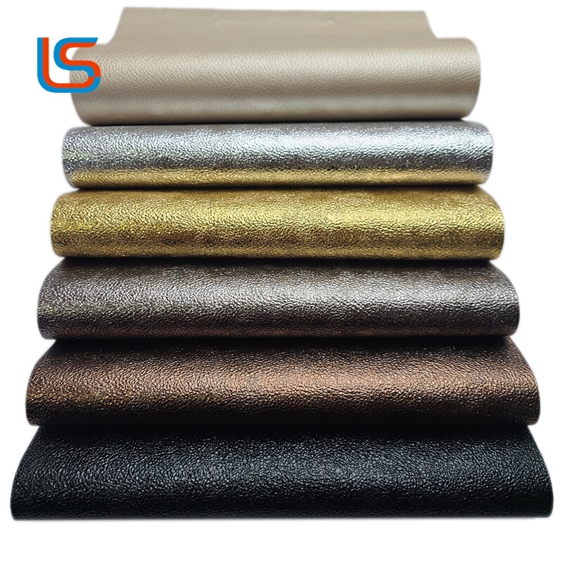 #BD Premium PU Faux Leather with Gold-Silver Color Films - Durable, Scratchproof & Wear-Resistant