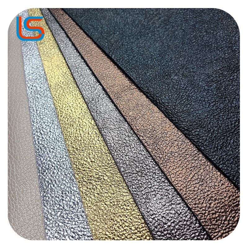 #BD Premium PU Faux Leather with Gold-Silver Color Films - Durable, Scratchproof & Wear-Resistant
