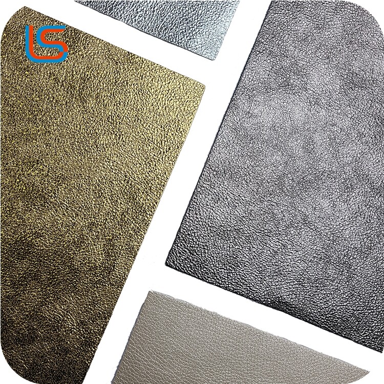 #BD Premium PU Faux Leather with Gold-Silver Color Films - Durable, Scratchproof & Wear-Resistant