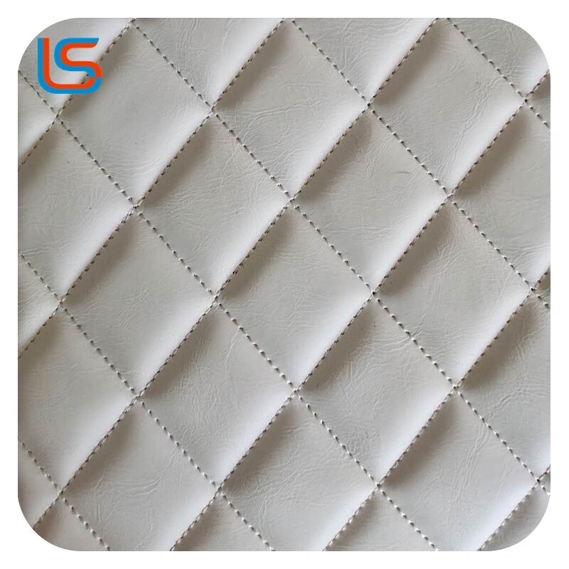 Automotive Packaging Leather Mixed Textures Foam Composite Soft Flexible Feel Embroidery Reinforcement