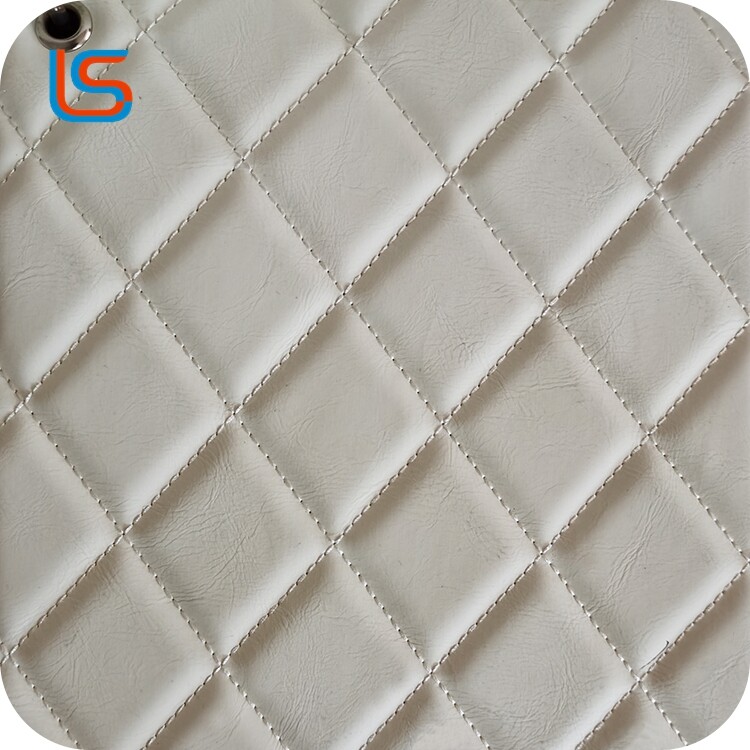 Automotive Packaging Leather Mixed Textures Foam Composite Soft Flexible Feel Embroidery Reinforcement