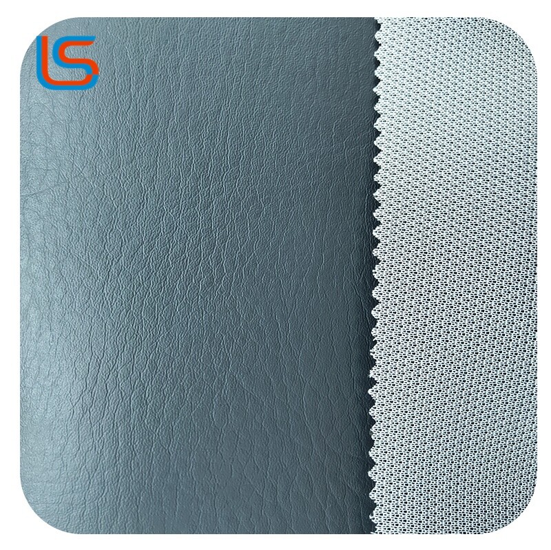 HC# High Foaming Rate Easy Clean Stain Resistant PVC Flooring Leather Knitted Backing Kitchen Bath