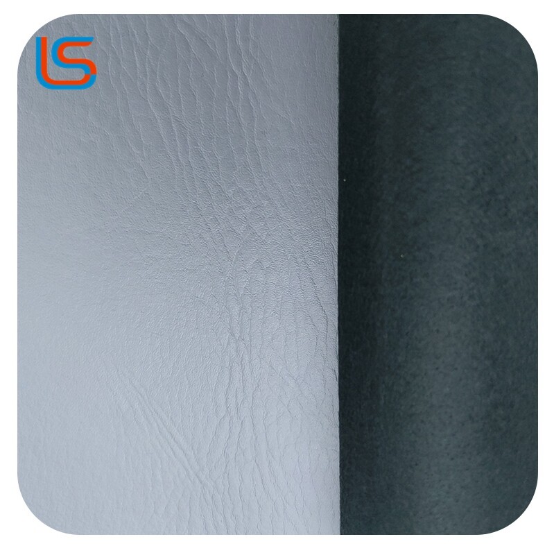 HC# High Foaming Rate Easy Clean Stain Resistant PVC Flooring Leather Knitted Backing Kitchen Bath