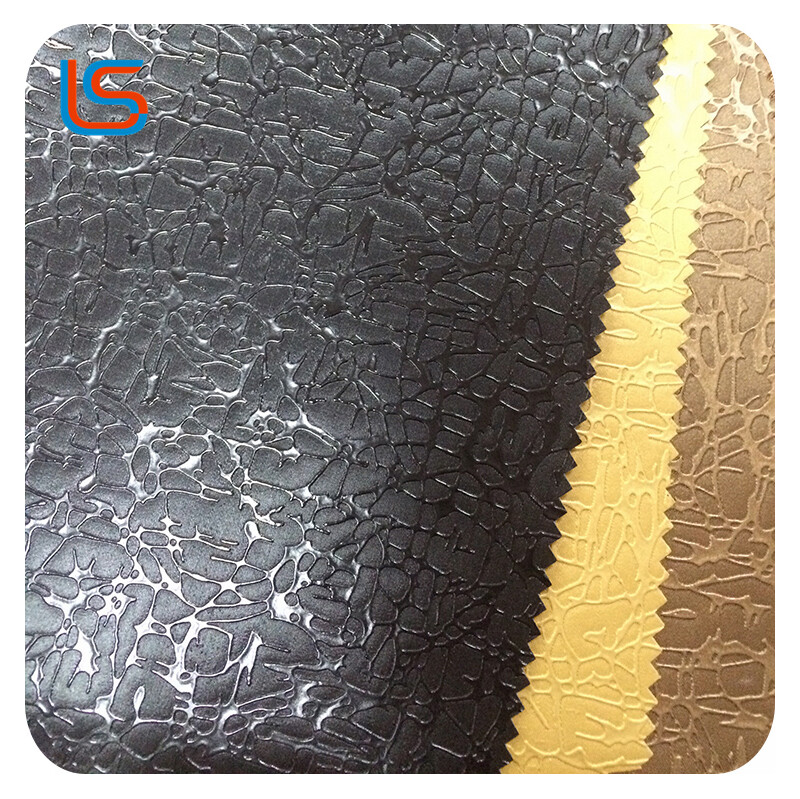 Leather Patchwork Texture Decorative Fabric – Mixed Material Aesthetic