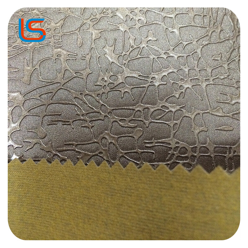 Leather Patchwork Texture Decorative Fabric – Mixed Material Aesthetic