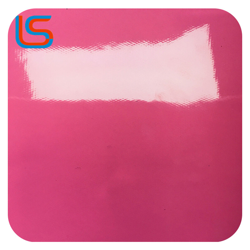 ls00003 High-Gloss Premium PVC Luggage Leather - Mirror Finish, Vibrant Colors & Custom Thickness