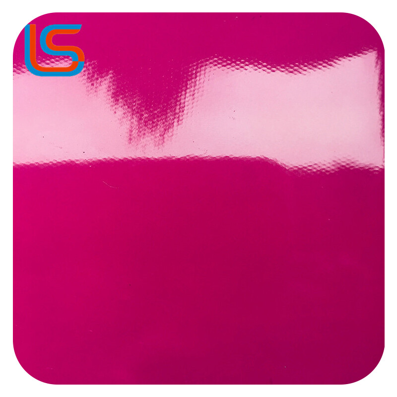 ls00003 High-Gloss Premium PVC Luggage Leather - Mirror Finish, Vibrant Colors & Custom Thickness