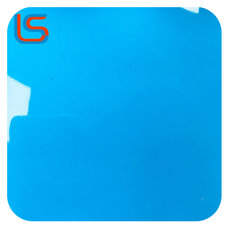 ls00003 High-Gloss Premium PVC Luggage Leather - Mirror Finish, Vibrant Colors & Custom Thickness