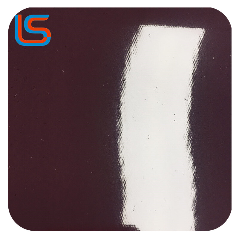 ls00003 High-Gloss Premium PVC Luggage Leather - Mirror Finish, Vibrant Colors & Custom Thickness