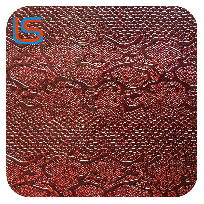 ls00004 Glossy Top-Grade PVC Bag Leather - High-Shine Surface, Multi-Color Customizable & Adjustable Thickness