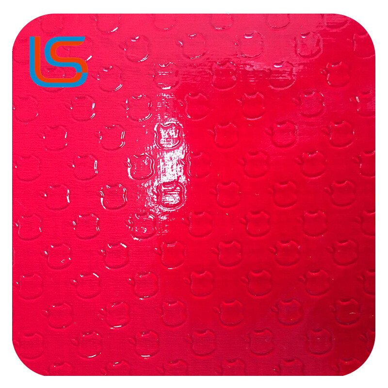 ls00005 Premium High-Shine PVC Luggage Leather - Glossy Surface, Color Customizable & Tailored Thickness