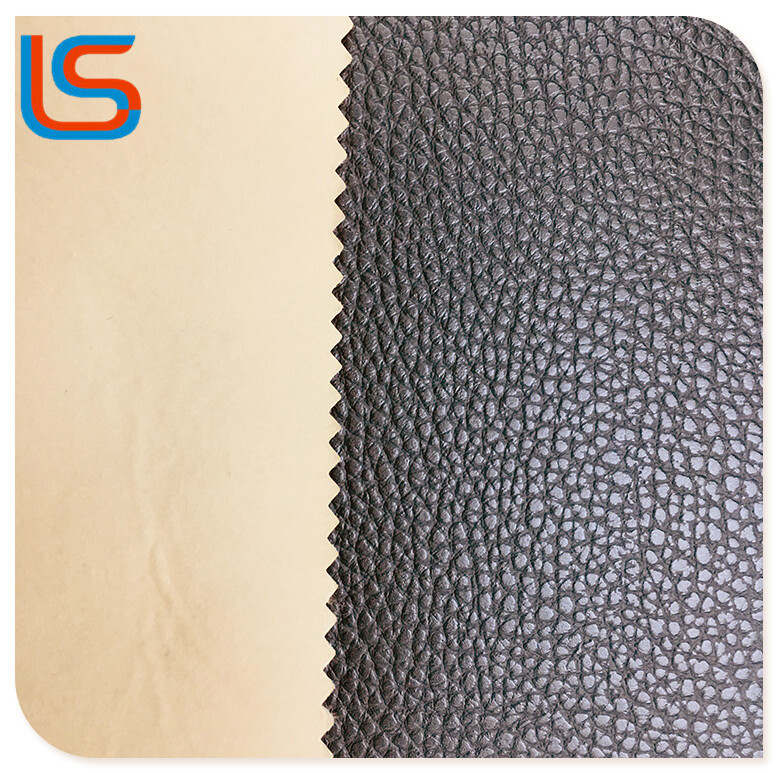 ls00010 PVC Faux Leather - Ultra-Smooth Surface, Canvas Backing, Ideal for Athletic Shoe Construction