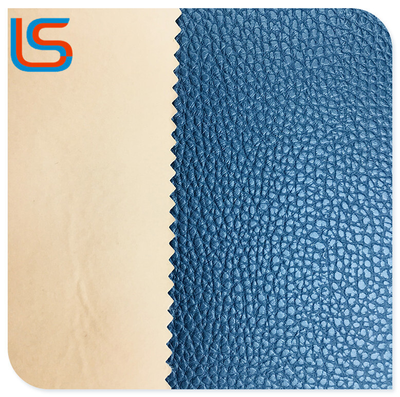 ls00010 PVC Faux Leather - Ultra-Smooth Surface, Canvas Backing, Ideal for Athletic Shoe Construction