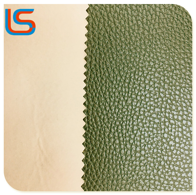 ls00010 PVC Faux Leather - Ultra-Smooth Surface, Canvas Backing, Ideal for Athletic Shoe Construction