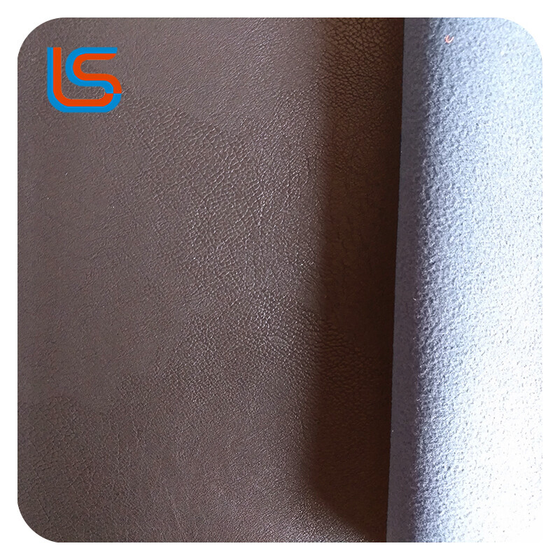 ls00021 Suede Fabric Backing Automotive Leather Saddle Leather Anti-Slip Scratch Resistant Waterproof Flame Retardant