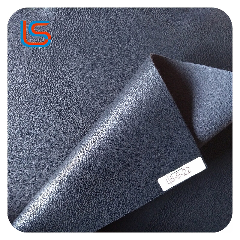 ls00021 Suede Fabric Backing Automotive Leather Saddle Leather Anti-Slip Scratch Resistant Waterproof Flame Retardant