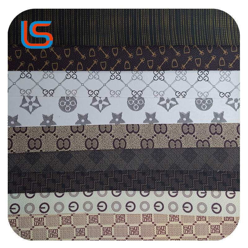 LS00031 Brand PVC Printed Imitation Pattern Artificial Leather - High-Definition Texture, Durable & Customizable