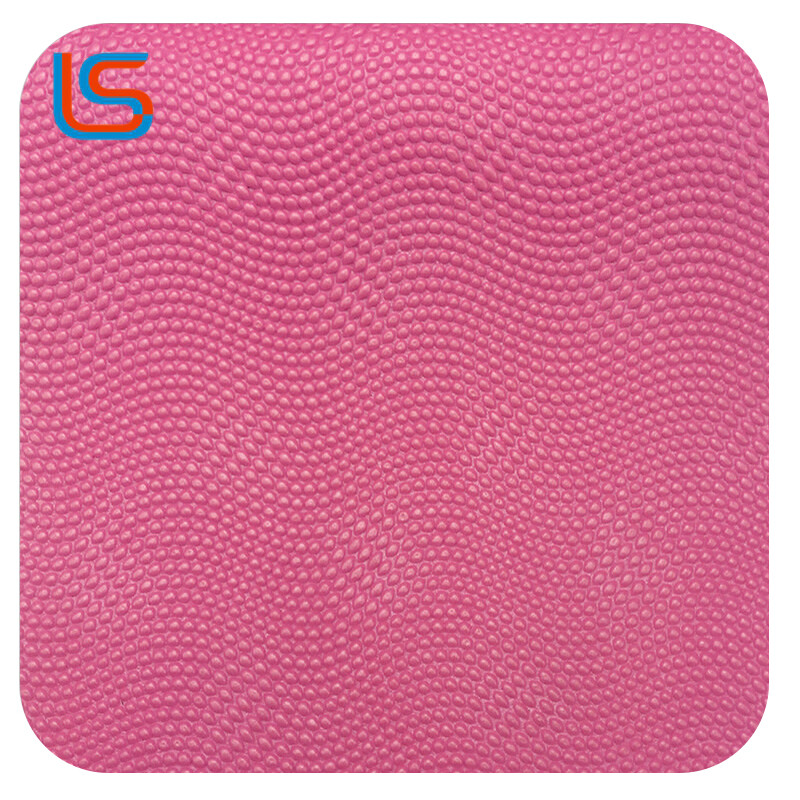 ls00108 PVC Artificial Leather - Bubble Texture, Scratch & Wear Resistant, Soft Sturdy Feel for Decor & Packaging