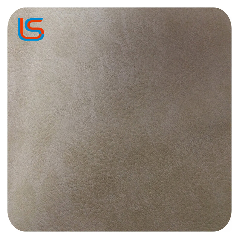 HC#A0042 Stunning Color- ImitatingWashed Distressed Leather! Decor/Sofa/Soft Pack Fleece Back - Vintage Chic PVC Leather