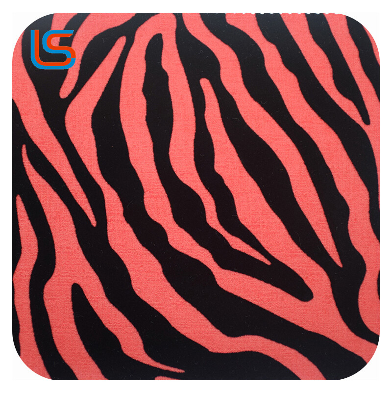 HC#B Surface Flocked PVC Leather - Soft-Textured Fleece Finish, Partial Flocking, Ideal for Packaging Applications