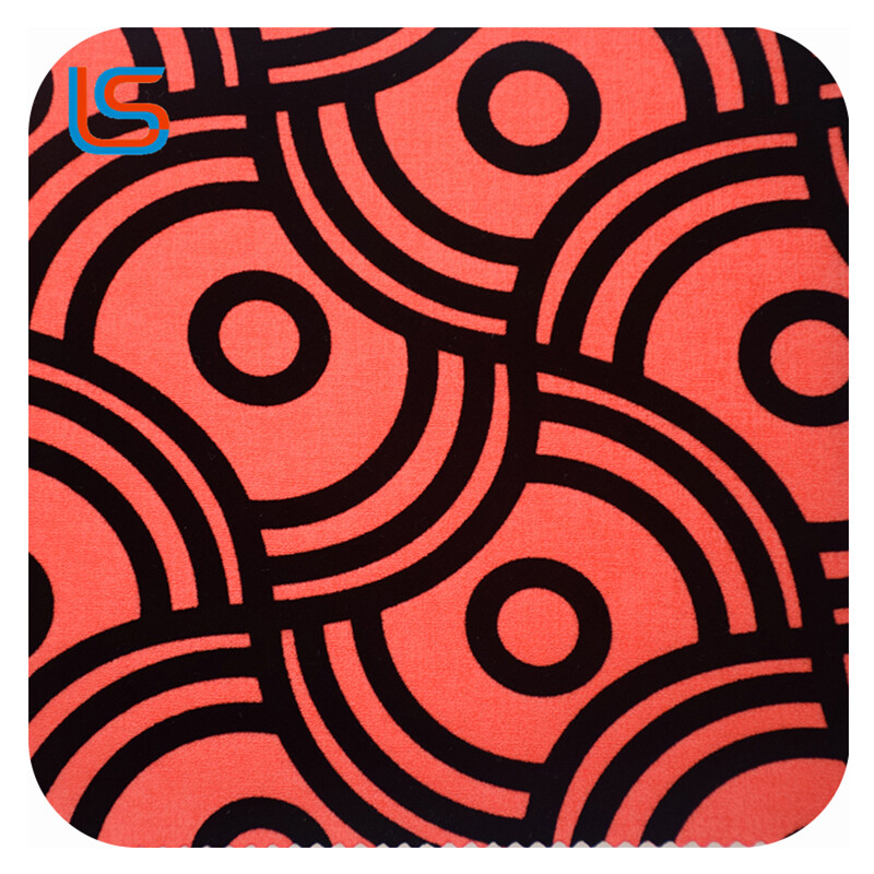 HC#B Surface Flocked PVC Leather - Soft-Textured Fleece Finish, Partial Flocking, Ideal for Packaging Applications