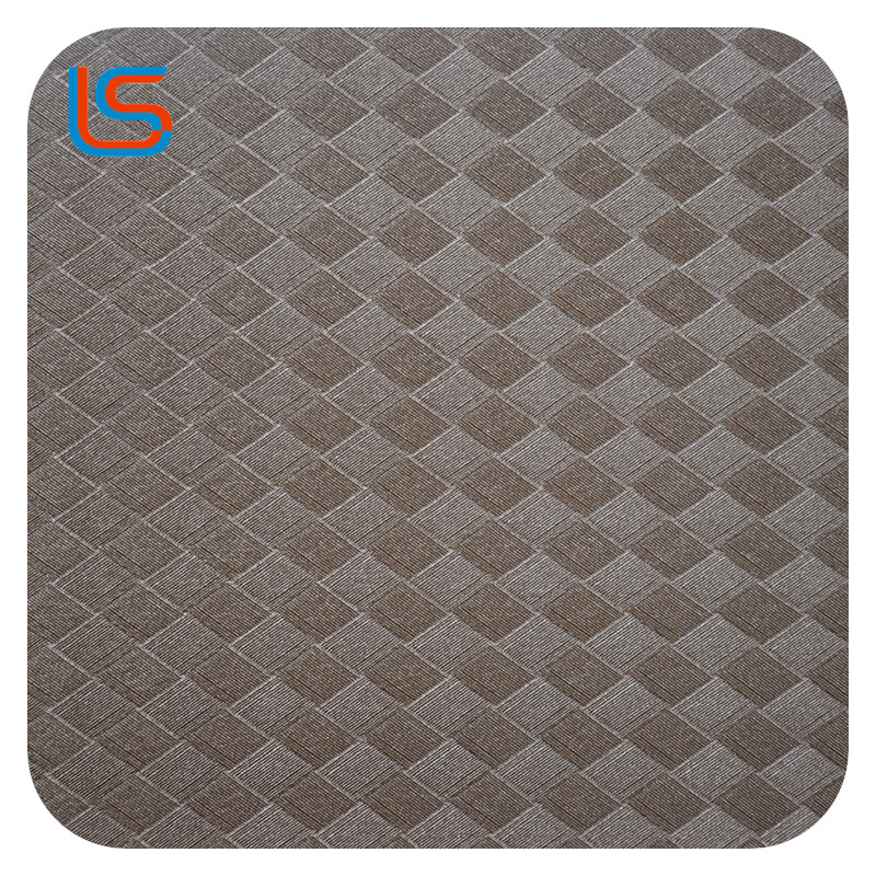 HC#C 3D Cubist PVC: Non-Woven Base, Geometric Relief - Anti-Slip Decor with Artistic Dimension