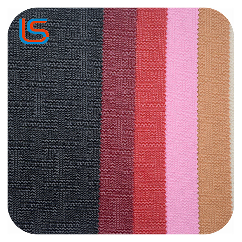 HC#D-Geometric Woven Texture Decorative Leather with Hollow Foam Core – Stylish Cushioning