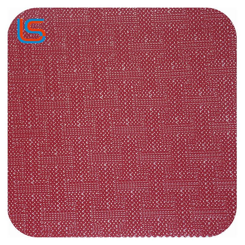 HC#D-Geometric Woven Texture Decorative Leather with Hollow Foam Core – Stylish Cushioning