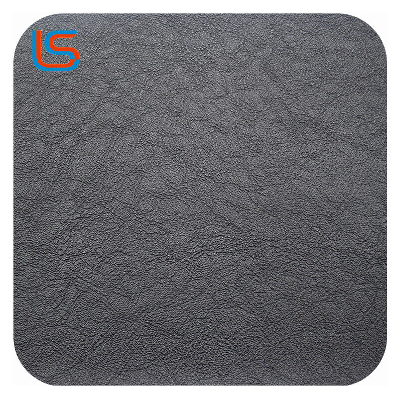 HC#K Stunning Weathered Leather for Sofa Decor - Fleece Backed Vintage Charm & Durability