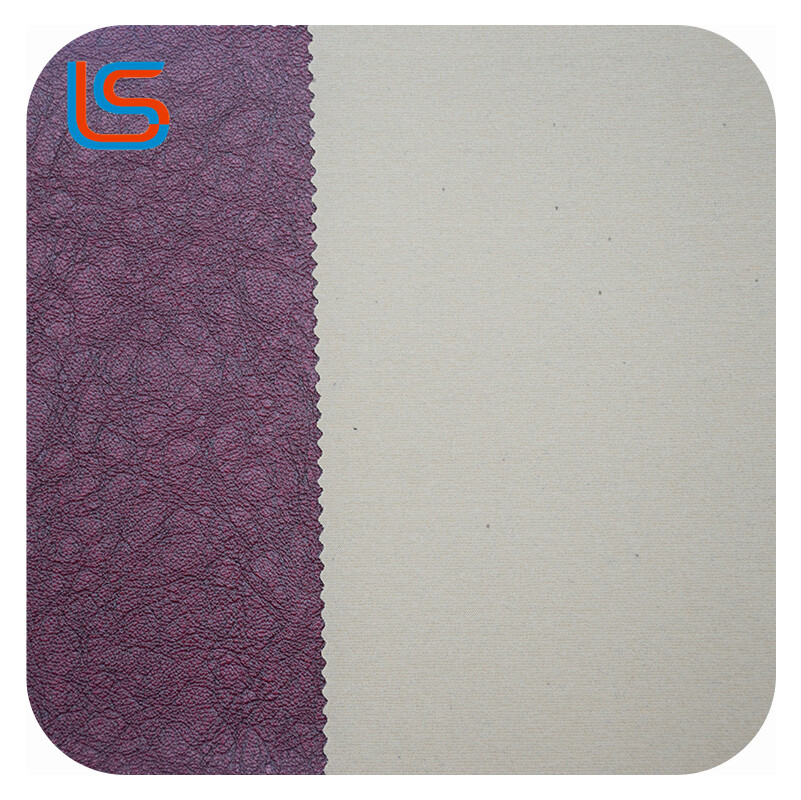 HC#K Stunning Weathered Leather for Sofa Decor - Fleece Backed Vintage Charm & Durability