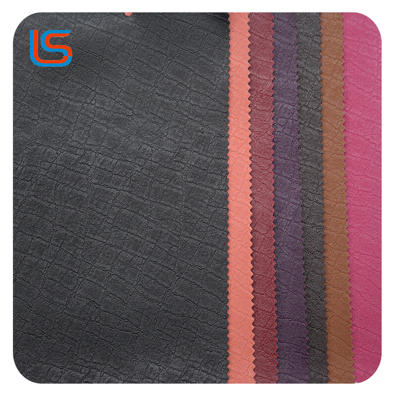 HC#L Timeworn Surface Decorative Soft Packing Leather Sofa Fleece Backing Retro Sturdiness