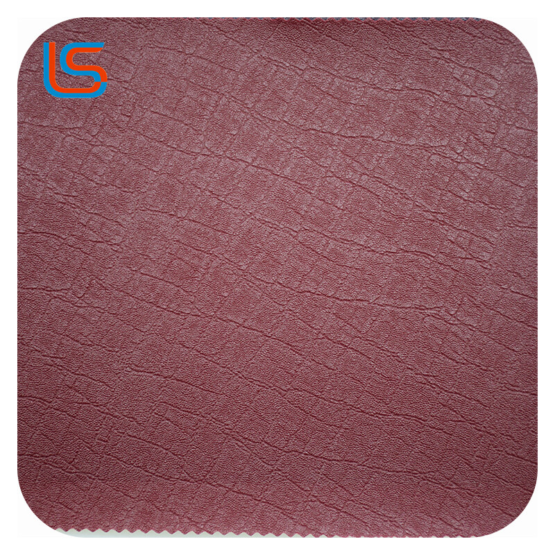 HC#L Timeworn Surface Decorative Soft Packing Leather Sofa Fleece Backing Retro Sturdiness