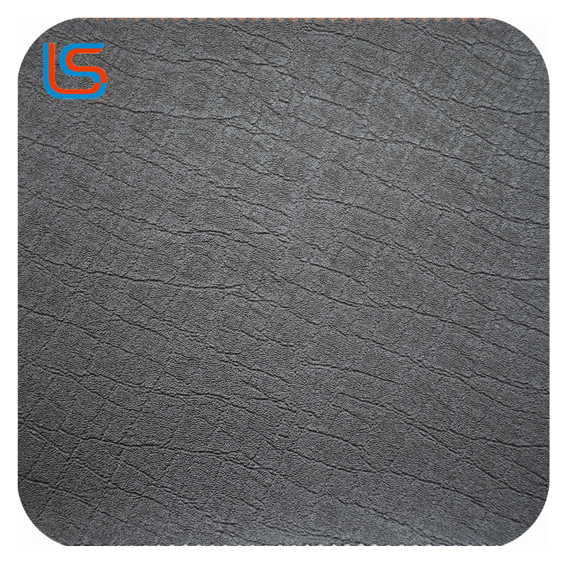 HC#L Timeworn Surface Decorative Soft Packing Leather Sofa Fleece Backing Retro Sturdiness