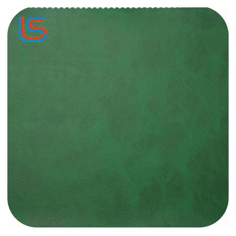 HC#M Weathered Surface Decorative Leather Sofa Soft Packing Fleece Backing Antique Style Sturdy