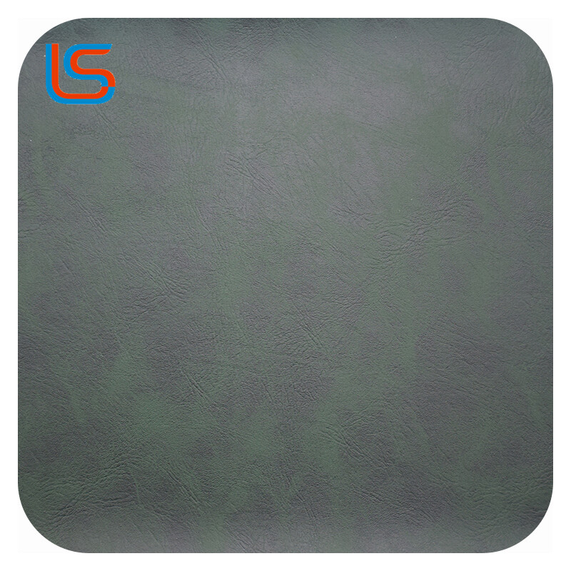 HC#M Weathered Surface Decorative Leather Sofa Soft Packing Fleece Backing Antique Style Sturdy