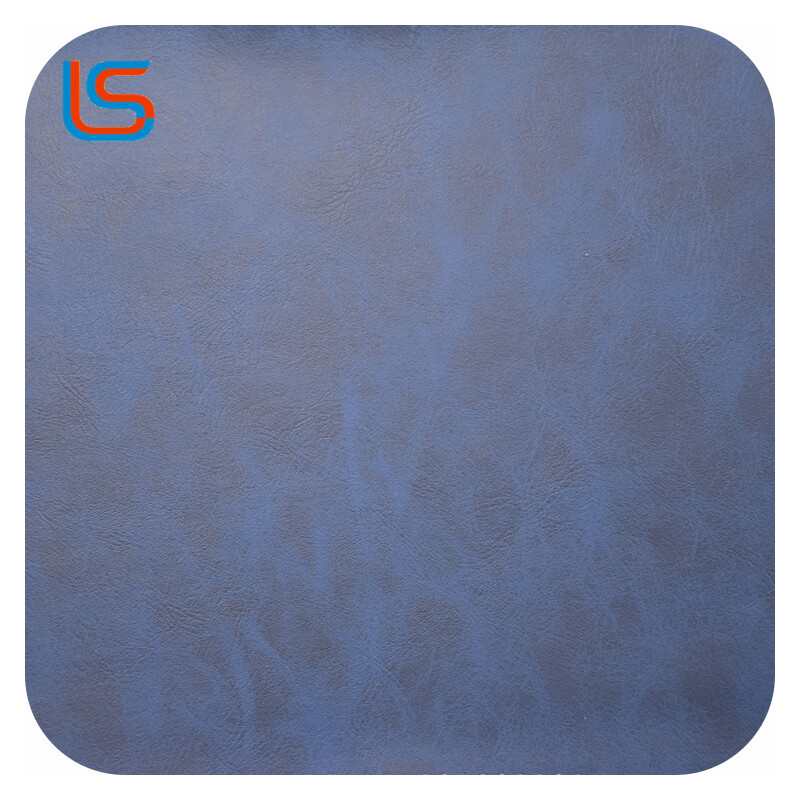 HC#M Weathered Surface Decorative Leather Sofa Soft Packing Fleece Backing Antique Style Sturdy