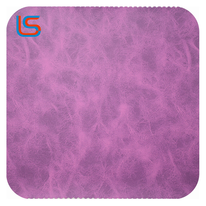 HC#M Weathered Surface Decorative Leather Sofa Soft Packing Fleece Backing Antique Style Sturdy